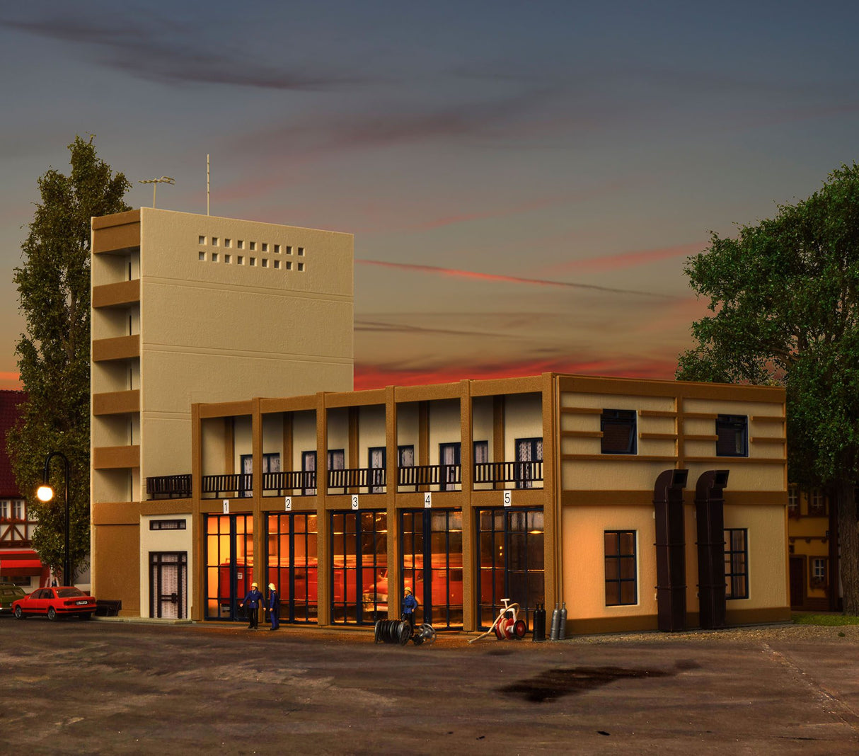 City Fire Station, Five Track