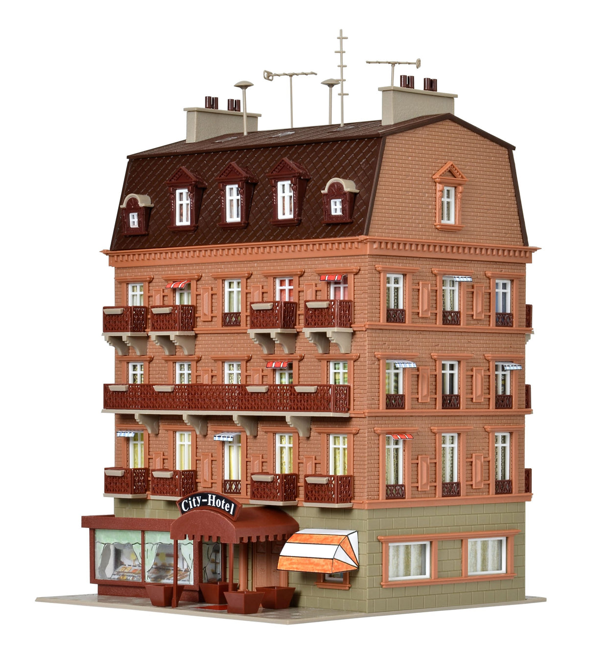 City Hotel with LED Lighting, Functional Kit