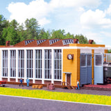 E-loco Shed with Automatic Door Lock Mechanism, Double Track