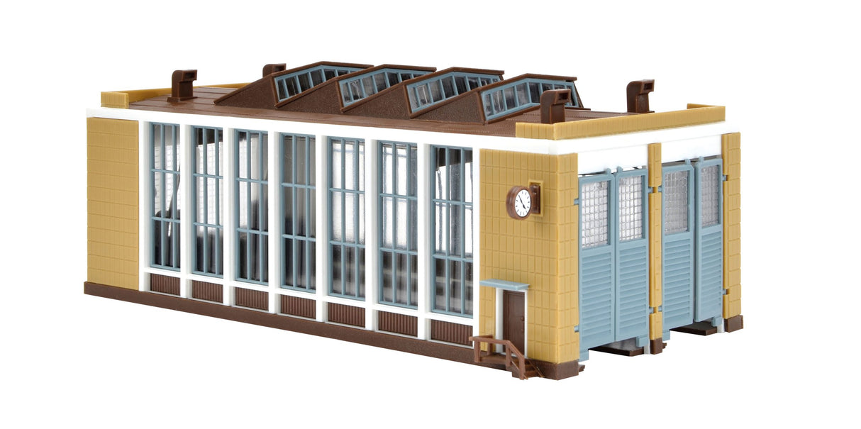 E-loco Shed with Automatic Door Lock Mechanism, Double Track