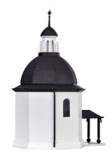 Silent Night Memorial Chapel with LED Lighting and Artificial Snow, Functional Kit