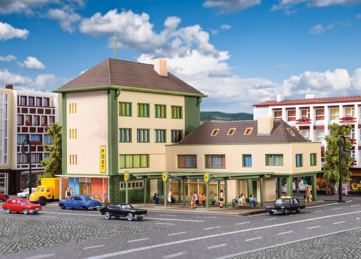 Post Office with Annexe and Bus Stop