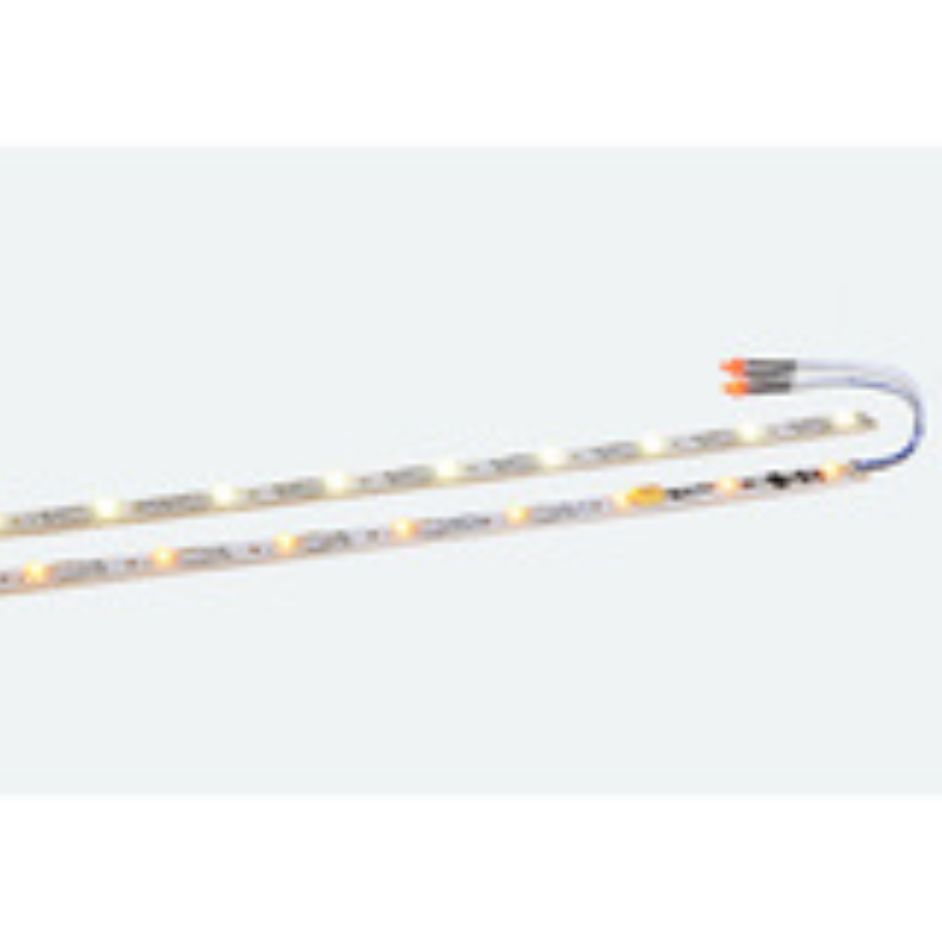 Interior lighting set with decoder + tail light, 255mm, divisible, 11 LED, yellow