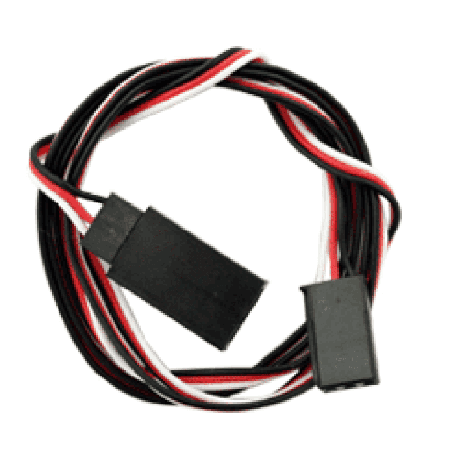 Servo extension cable: 3 pin J/R male to female J/R / Futaba
