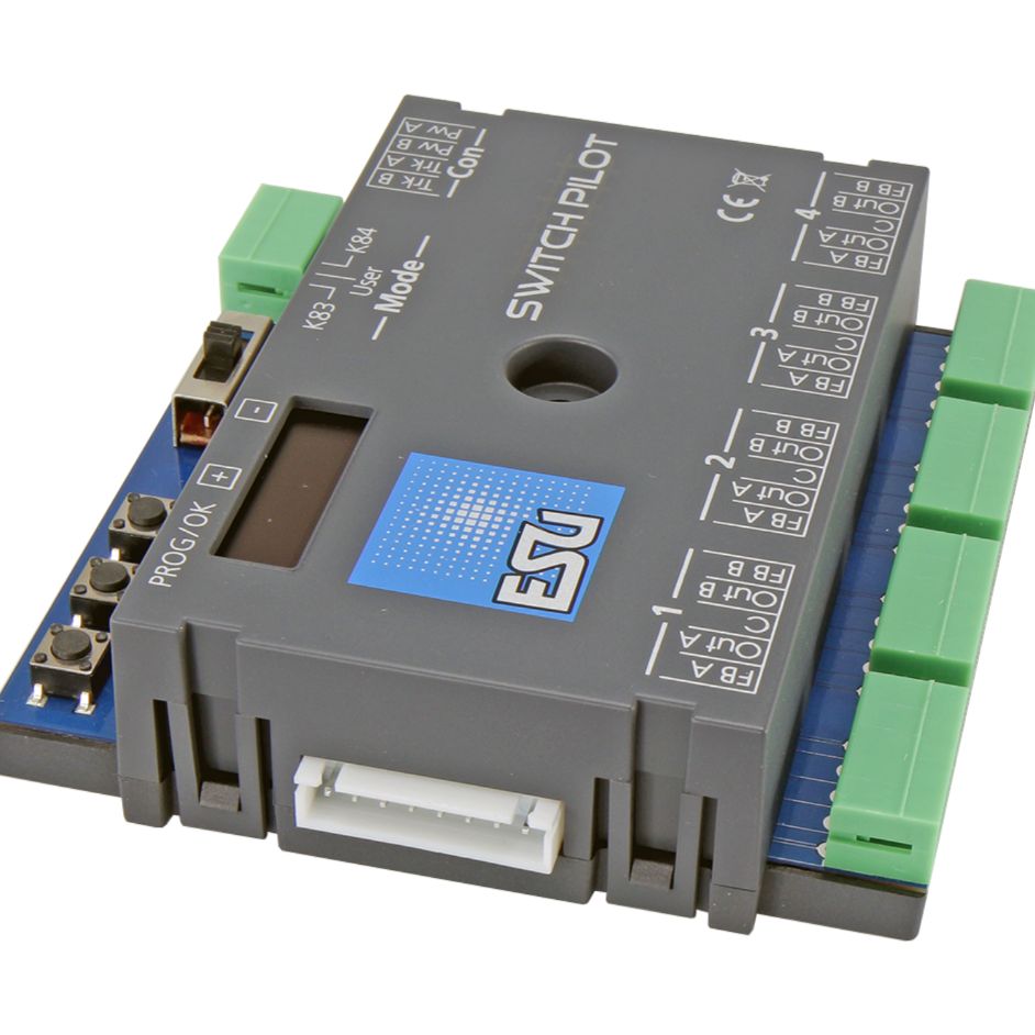 SwitchPilot 3, 4-fold magnetic article decoder, DCC/MM, OLED