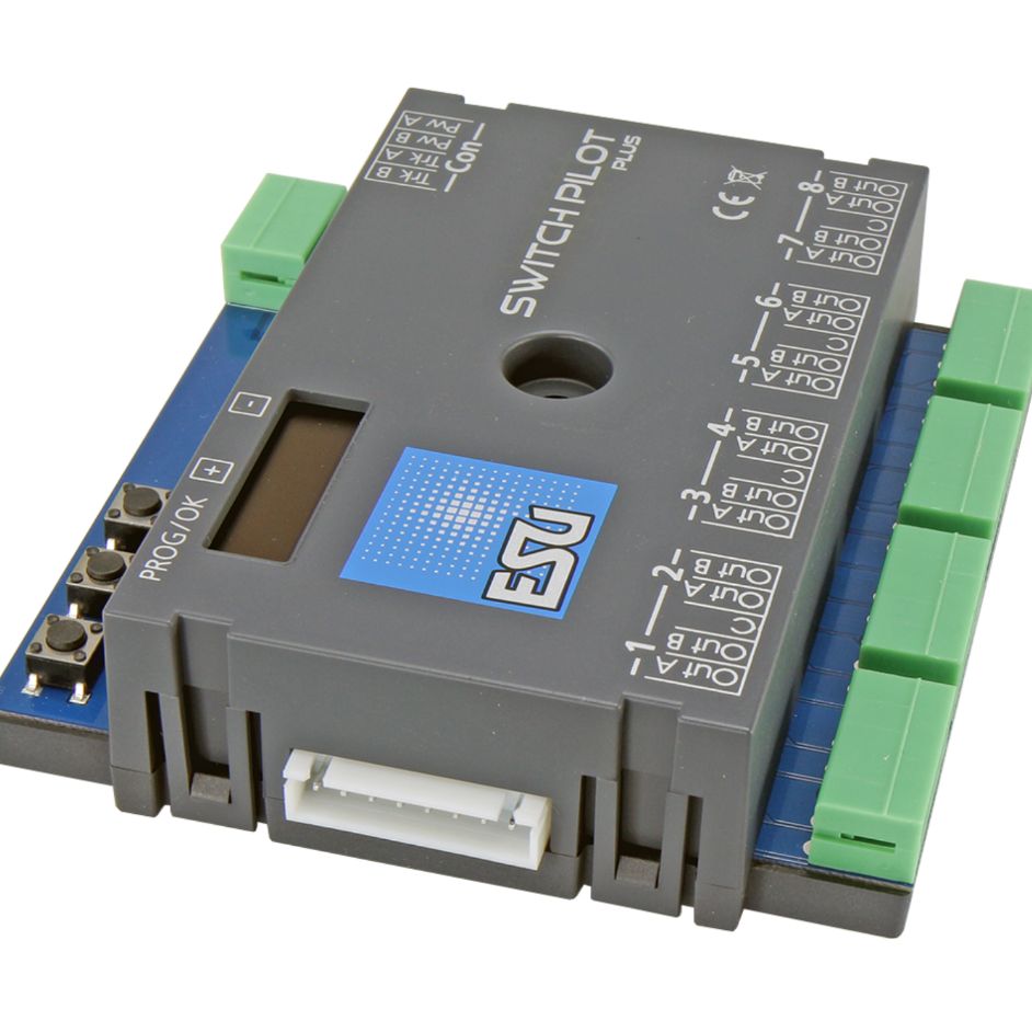 SwitchPilot 3 Plus, 8-fold magnetic particle decoder, DCC/MM, OLED
