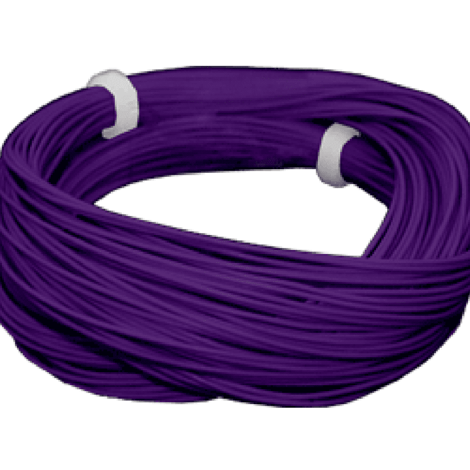 High flexible cable, diameter 0.5mm, AWG36, 2A, violet