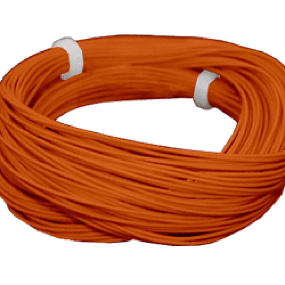 High flexible cable, diameter 0.5mm, AWG36, 2A, colour orange