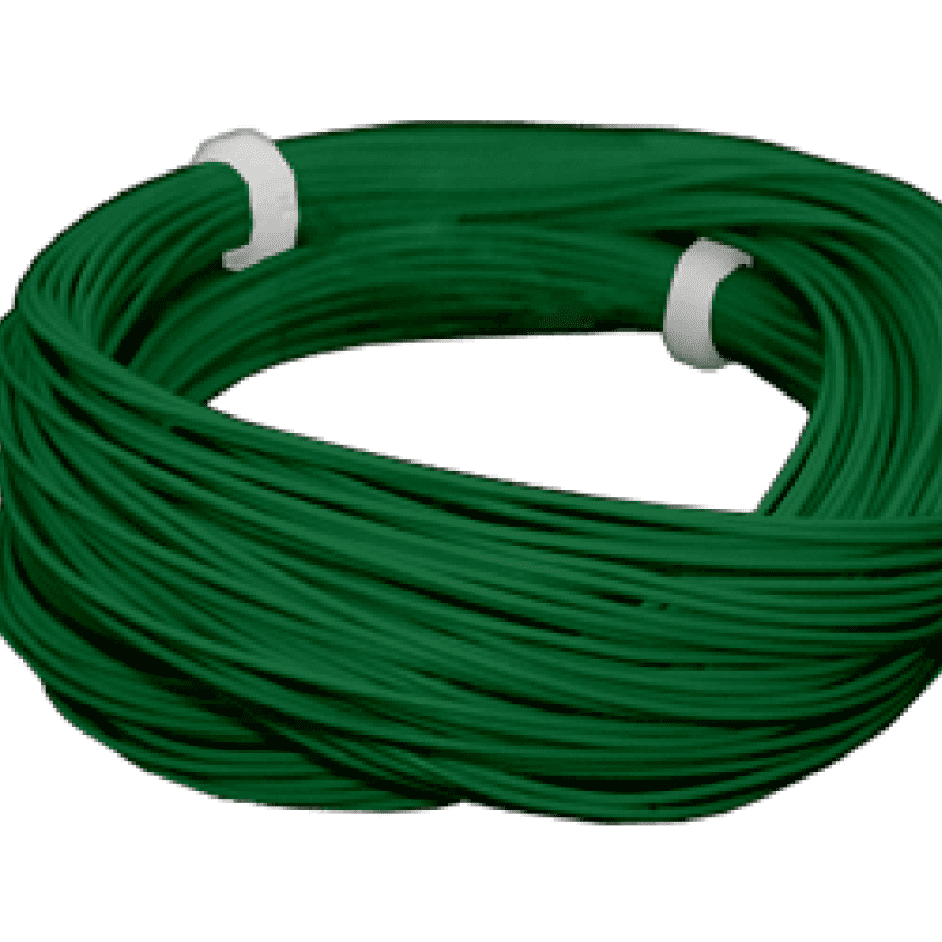 High flexible cable, diameter 0.5mm, AWG36, 2A, colour green