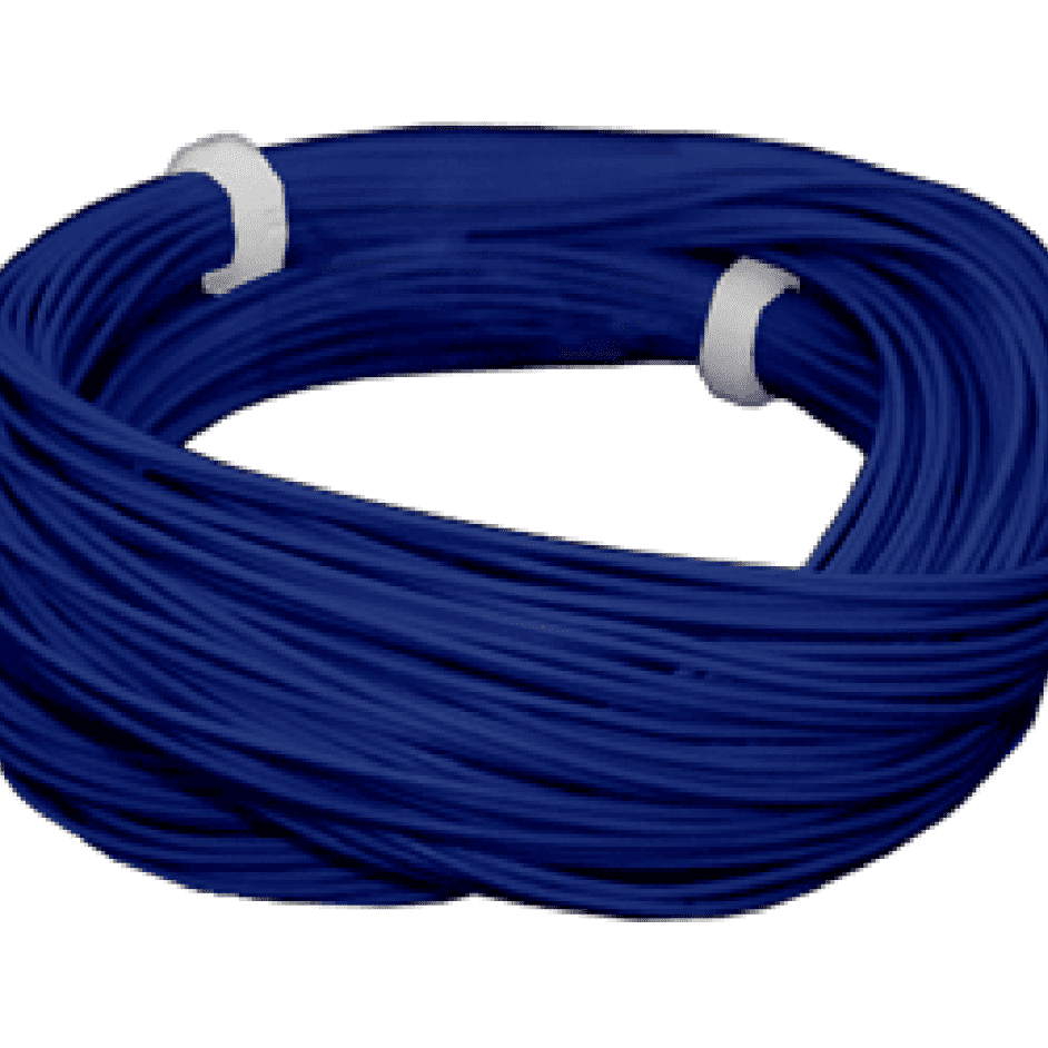 High flexible cable, diameter 0.5mm, AWG36, 2A, colour blue