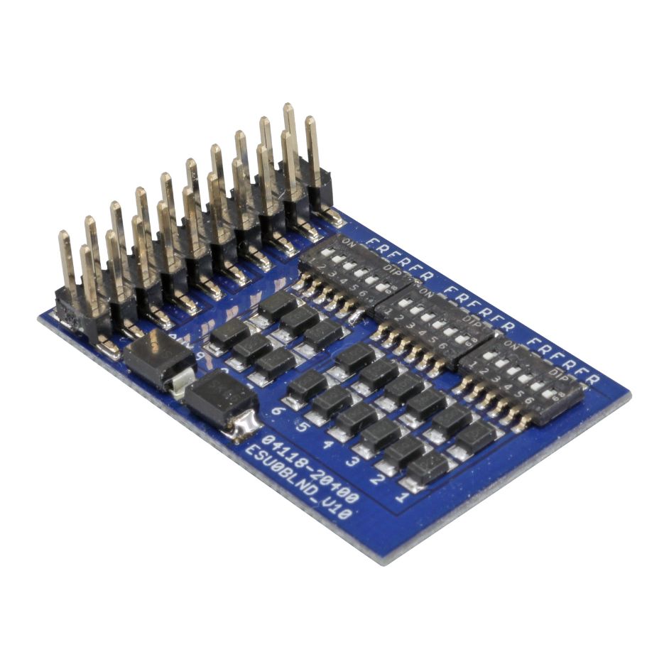Dummy plug for adapter board for LokSound L with pin headers