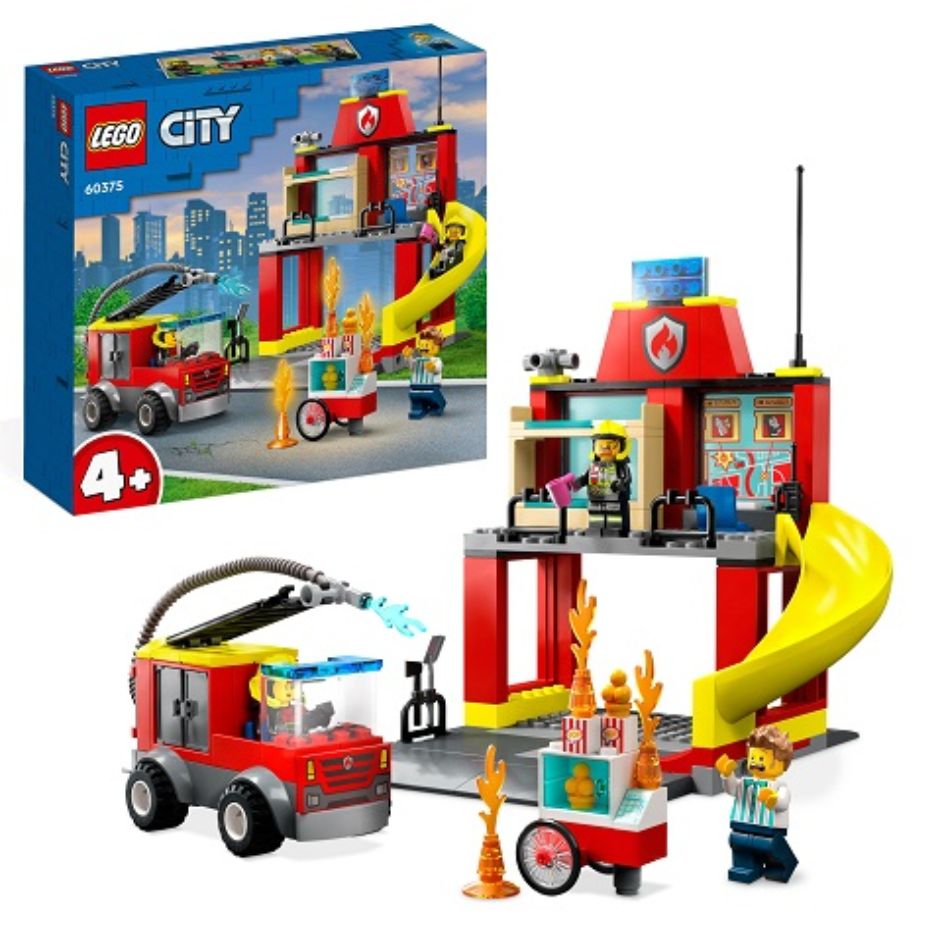 Fire Station and Fire Truck
