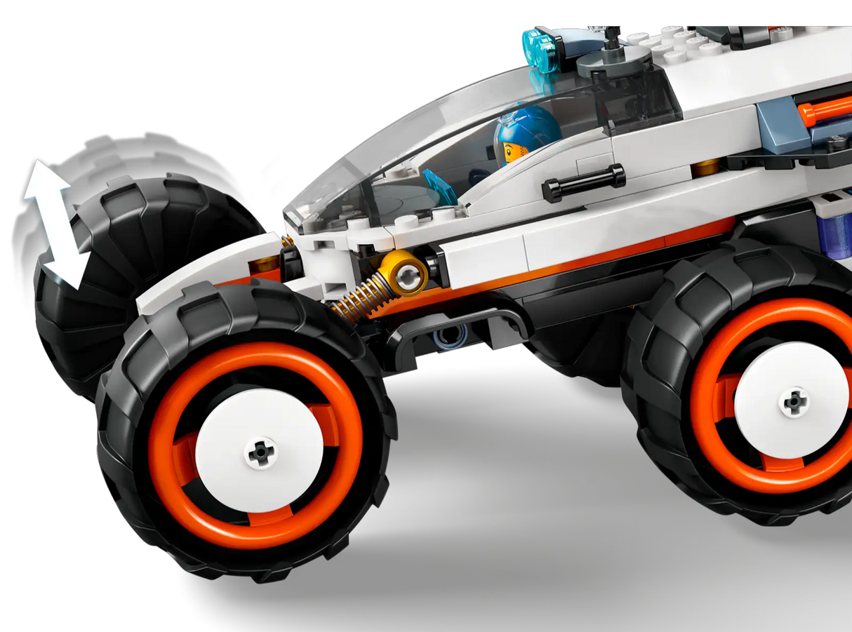 Space Explorer Rover And Alien Life