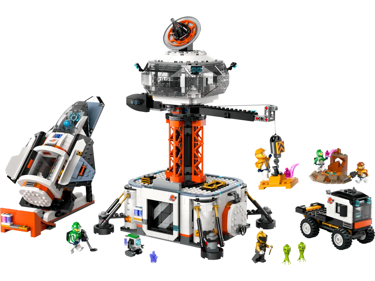 Space Base And Rocket Launchpad