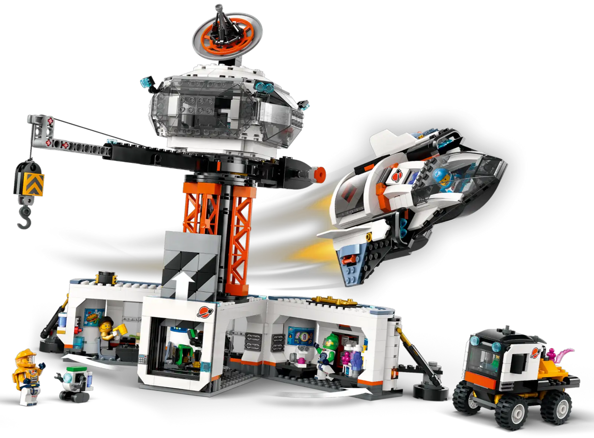 Space Base And Rocket Launchpad