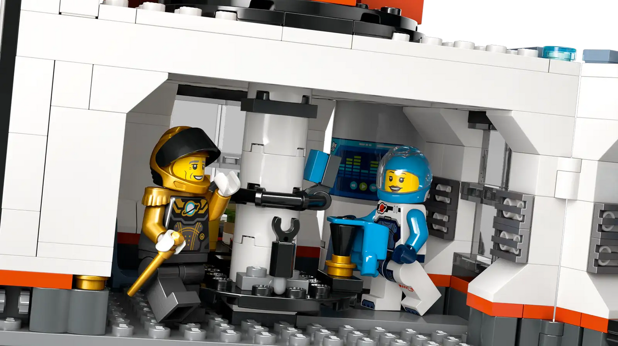 Space Base And Rocket Launchpad