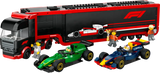 F1® Truck with RB20 &amp; AMR24 F1® Cars