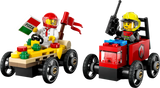 Pizza vs. Fire Truck Race Car Pack