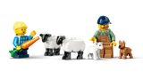 Red Farm Tractor with Trailer &amp; Sheep