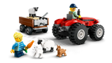 Red Farm Tractor with Trailer &amp; Sheep