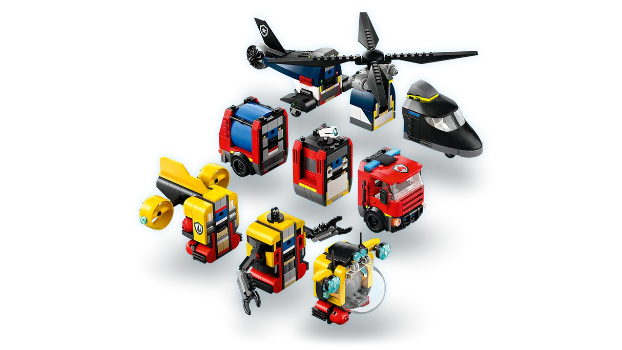 Helicopter, Fire Truck &amp; Submarine Remix