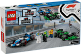 F1 Grid with VCARB &amp; Sauber Race Cars