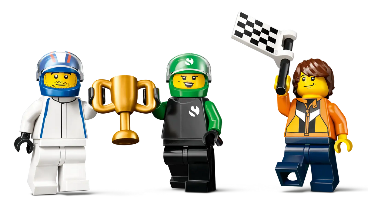 F1 Grid with VCARB &amp; Sauber Race Cars