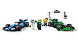 F1 Grid with VCARB &amp; Sauber Race Cars