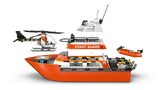 Coast Guard Rescue Boat & Helicopter