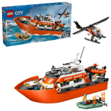 Coast Guard Rescue Boat & Helicopter