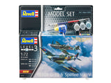 Model Set Combat Set Bf109G-10 &amp; Spitfire Mk.V