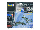 Model Set Combat Set Me262 &amp; P-51B Mustang
