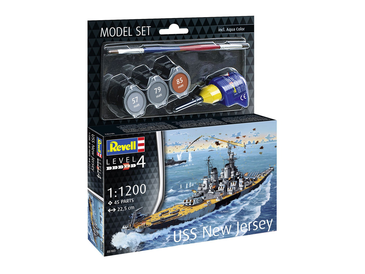 Model Set Battleship USS New Jersey