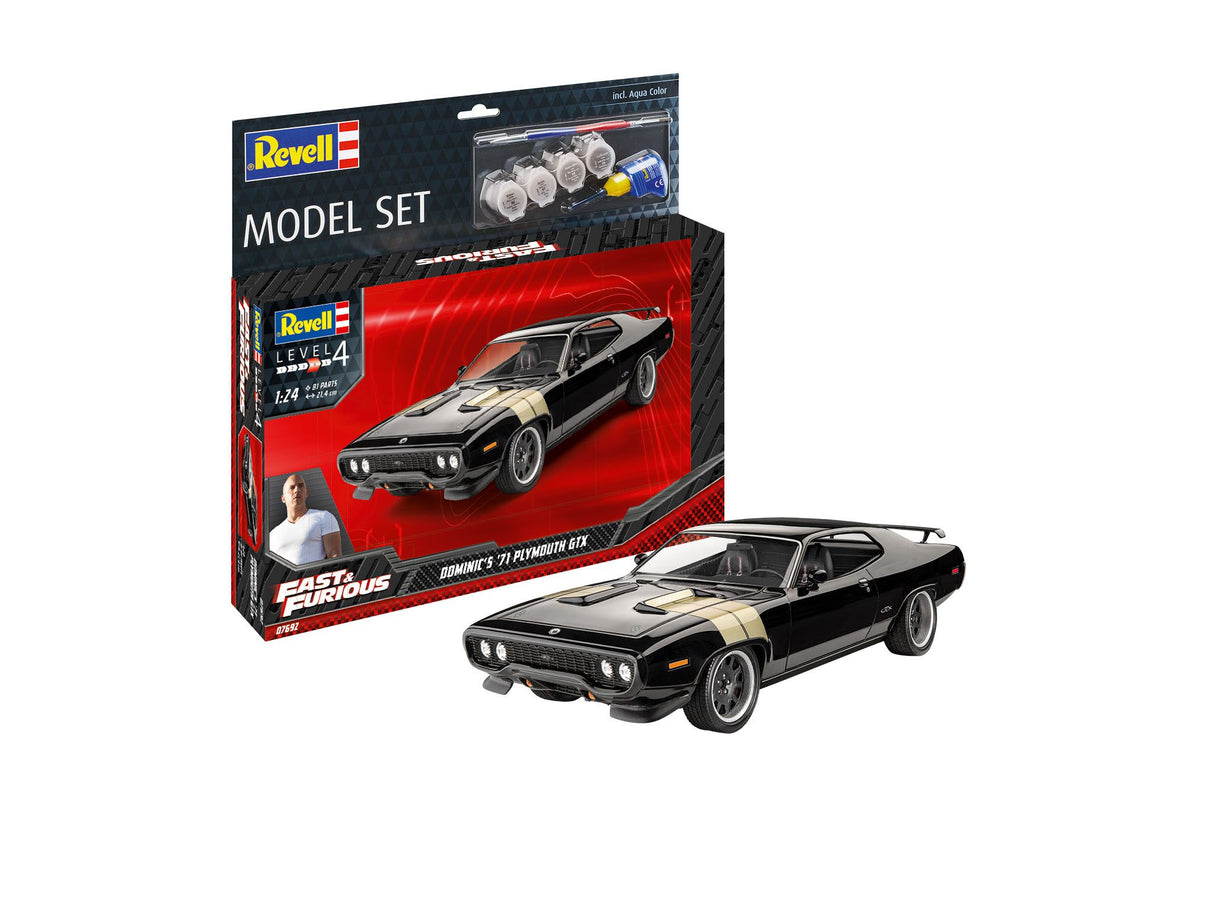 Model Set F&amp;F Dominic's 1971 Plymouth GTX