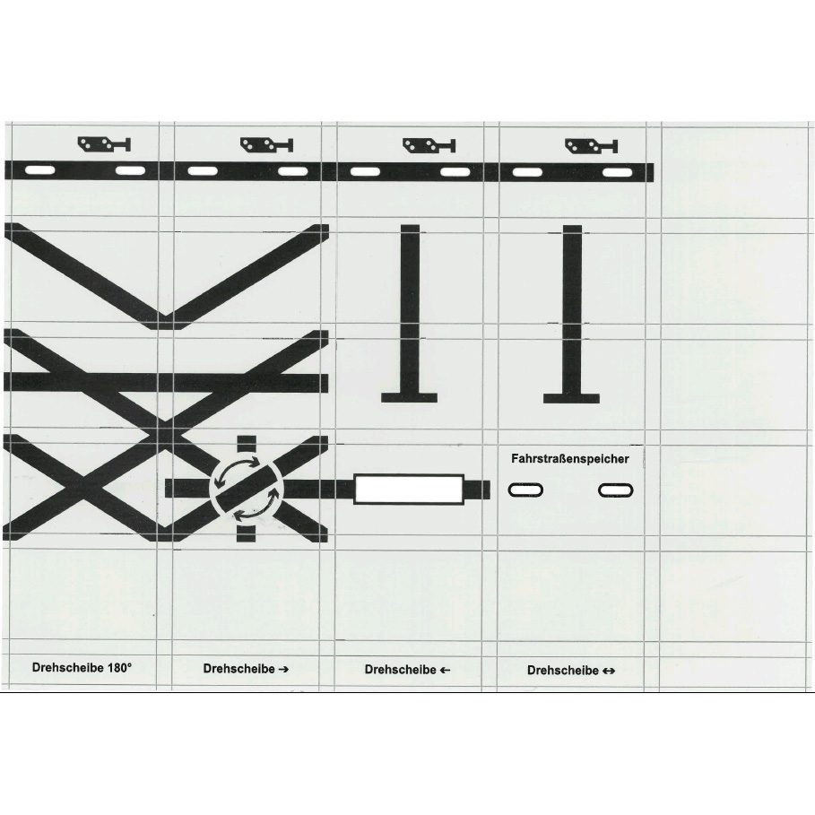 Track-Control foil Special symbols