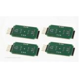Track-Control 4 connection boards without illum.