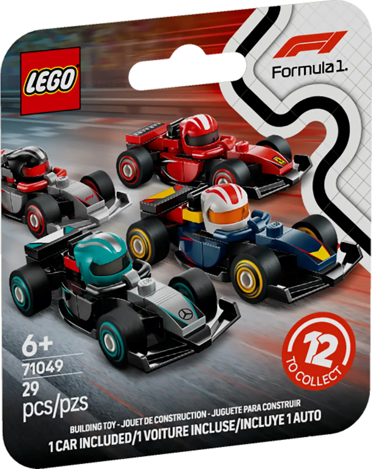 F1® Collectible Race Cars – Complete collection of all 12 minifigures