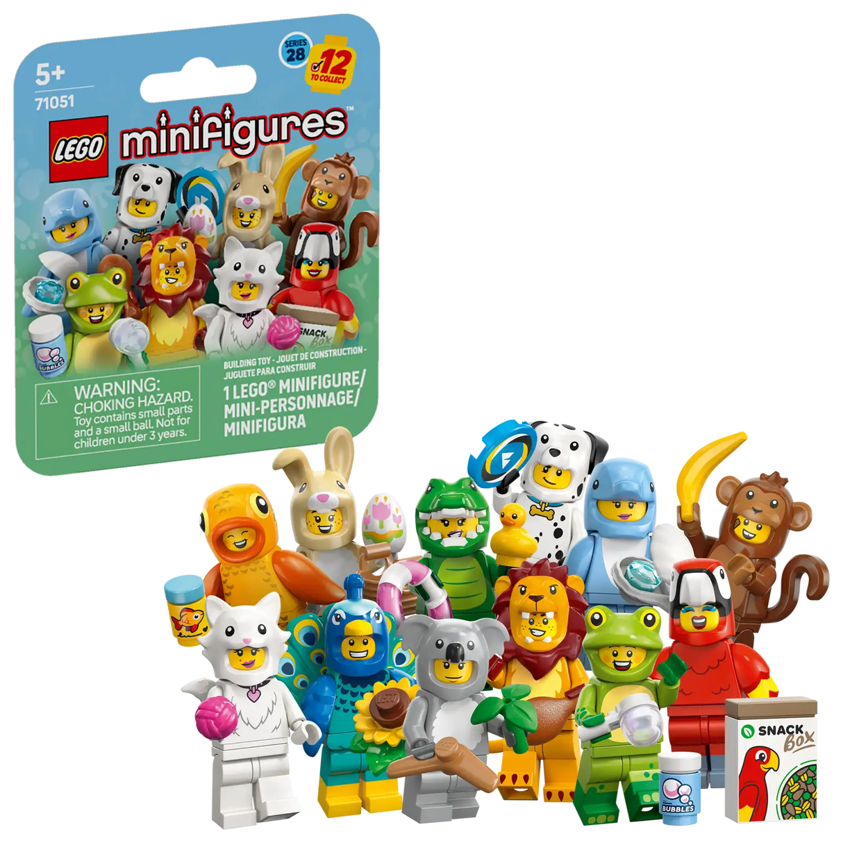 Collectible Minifigures Animals Series 28 – Complete collection of all 12 minifigures