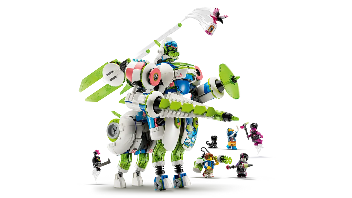 Mateo and Z-Blob the Knight Battle Mech