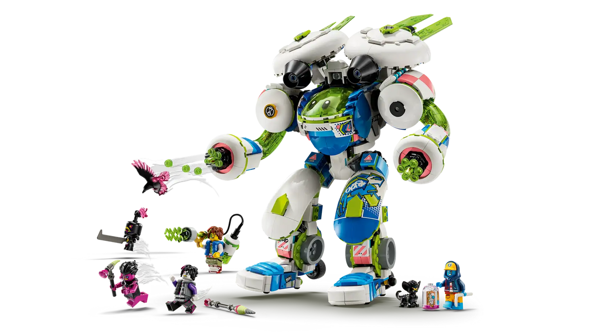 Mateo and Z-Blob the Knight Battle Mech