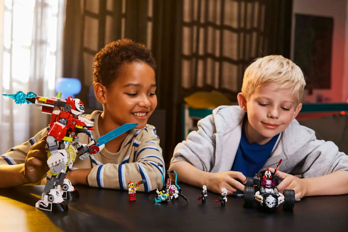 Cooper's Tiger Mech &amp; Zero's Hot Rod Car
