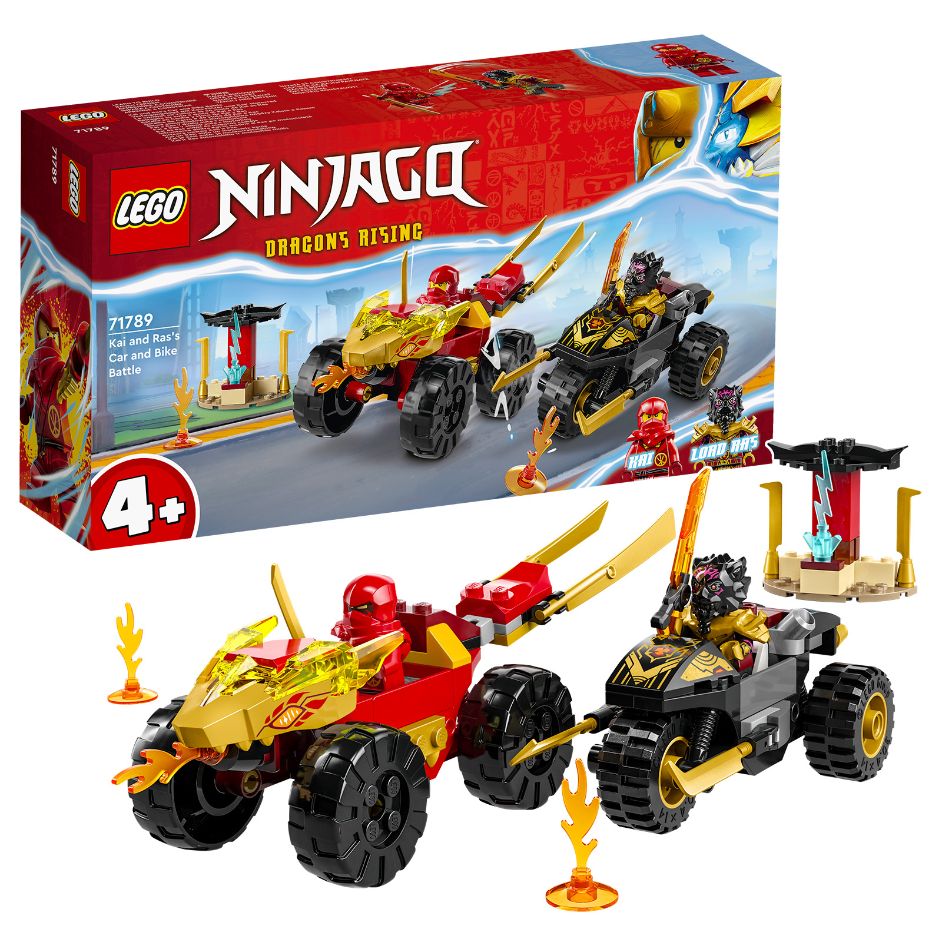 Kai and Ras's Car and Bike Battle