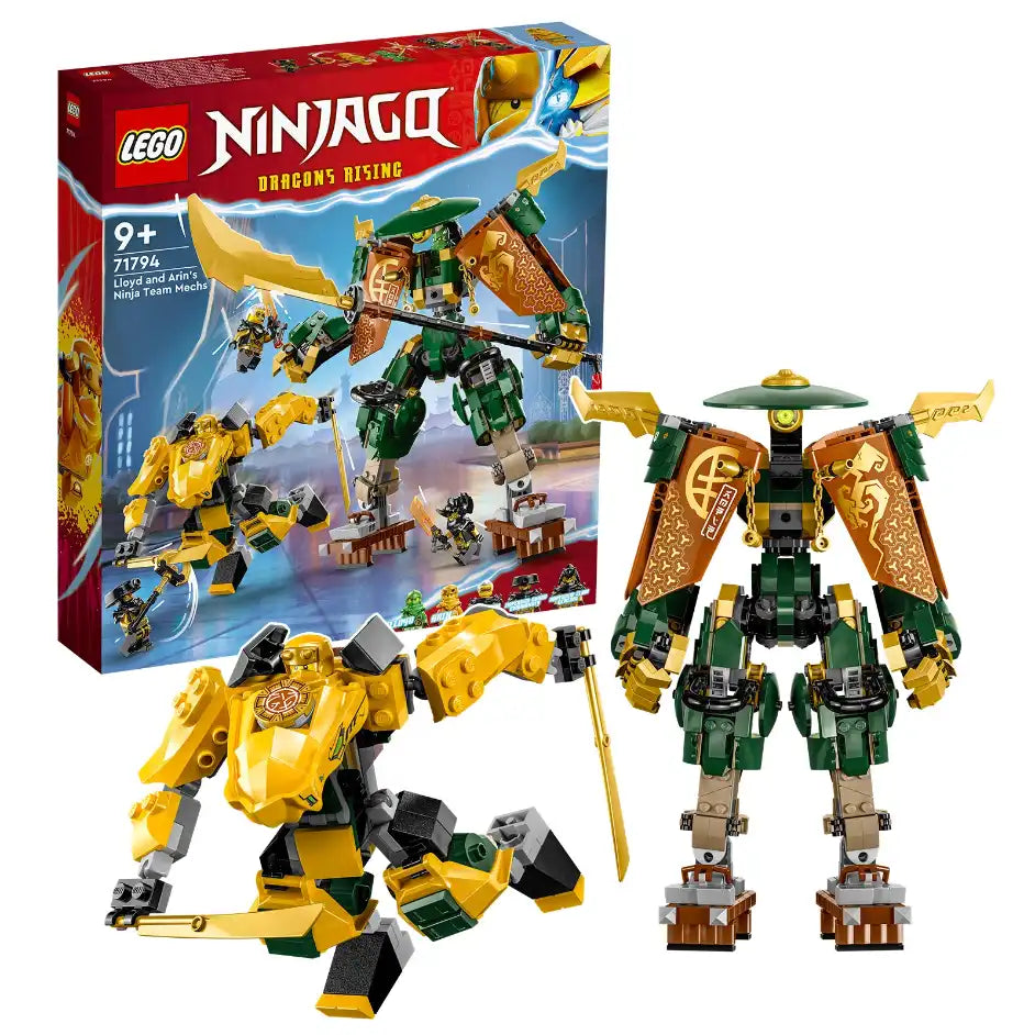 Lloyd and Arin's Ninja Team Mechs