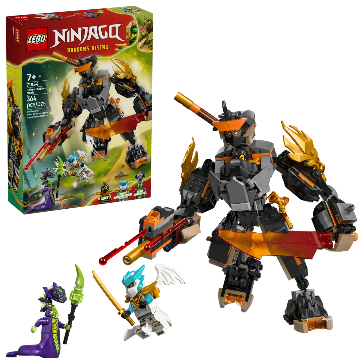 Cole's Mission Mech & Dragon Zane