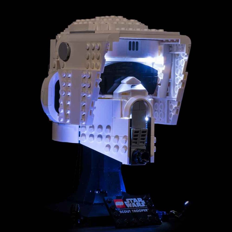 Light My Bricks (LMB) Light kit for LEGO # 75305 Scout Trooper Helmet