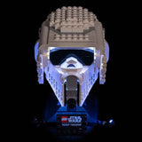 Light My Bricks (LMB) Light kit for LEGO # 75305 Scout Trooper Helmet
