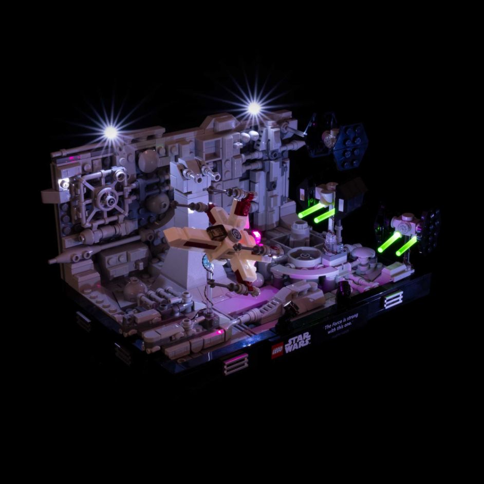 Light My Bricks (LMB) Light kit for LEGO # 75329 Death Star Trench Run Diorama