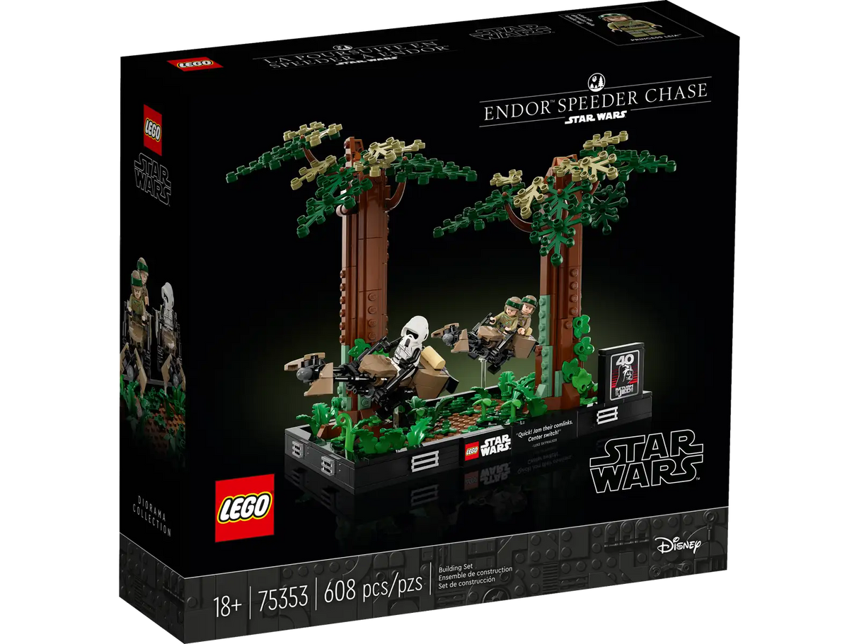 Endor™ Speeder Chase Diorama