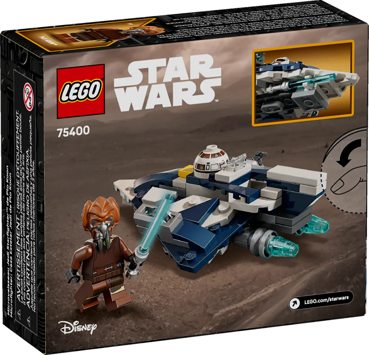 Plo Koon's Jedi Starfighter Microfighter