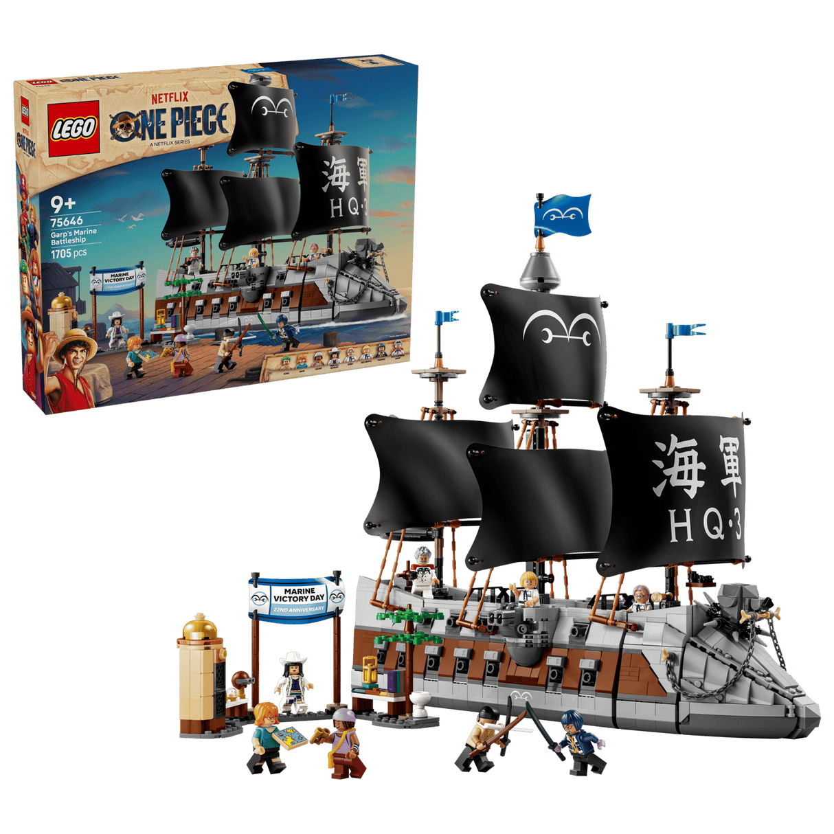 Garp's Marine Battleship